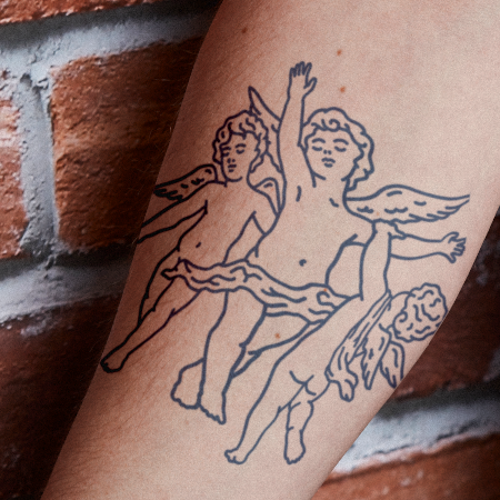 Cherubim by Doomcore is a temporary tattoo from inkbox - 0