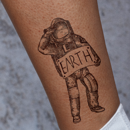 Earthling by Kiryadi is a Travel temporary tattoo from inkbox - compliment