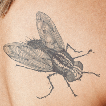 Diptera by Flobarink is a temporary tattoo from inkbox - 1