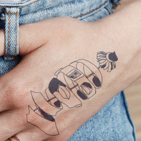 Unravel by Heinrich Werner is a Flowers temporary tattoo from inkbox - compliment