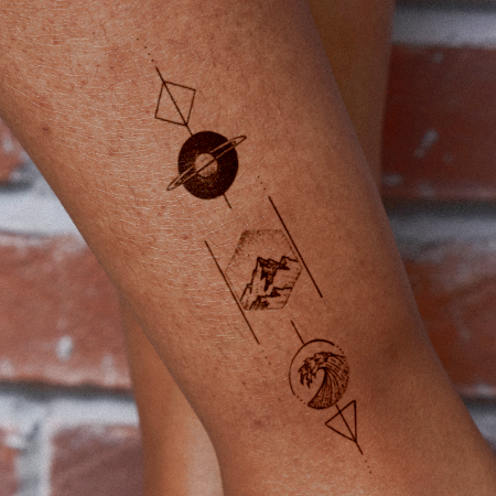 Line of Time by Werdgra is a temporary tattoo from inkbox - 0