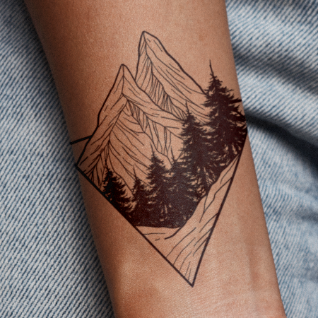 Rockies by Marcio Baptista is a temporary tattoo from inkbox - 1