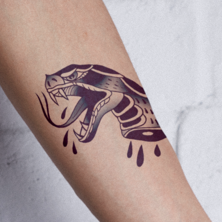 Bitey by inkbox is a Animals temporary tattoo from inkbox - main