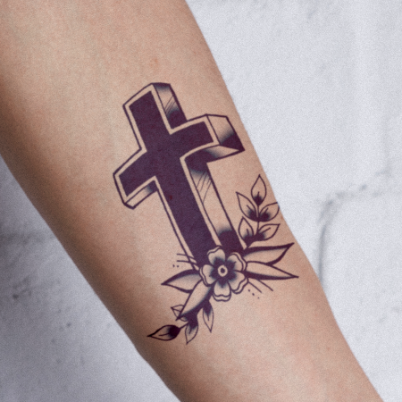 In Memory by inkbox is a Flowers temporary tattoo from inkbox - main