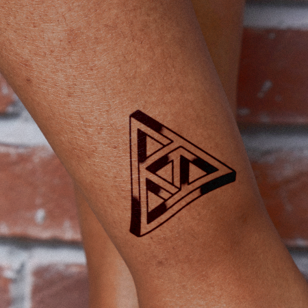 Triunity by Felipe Sena is a temporary tattoo from inkbox - 0