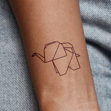 Zou by Geige Silver is a temporary tattoo from inkbox - 1