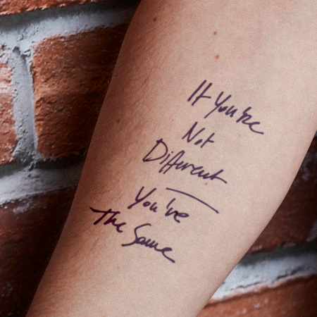 Distinct by wrdbnr is a temporary tattoo from inkbox - 1