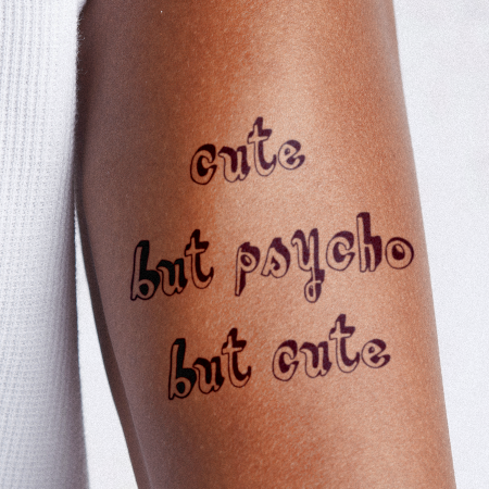 Cute by Ella is a temporary tattoo from inkbox - 1