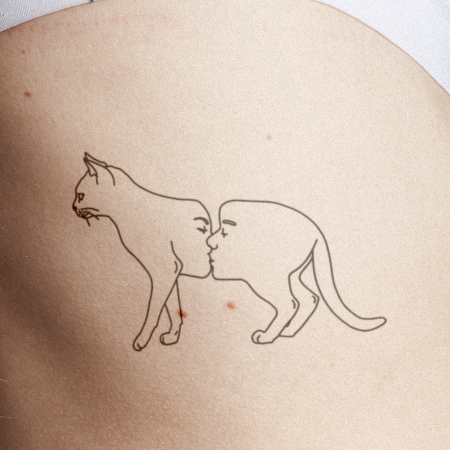 Smooches by Jean Valencia is a temporary tattoo from inkbox - 1
