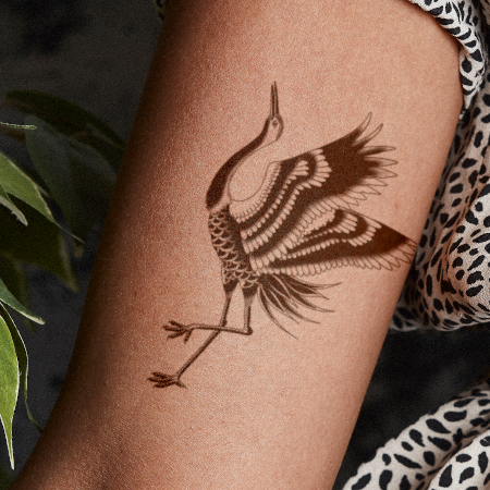 Fan Dance by Paradisehellbow is a temporary tattoo from inkbox - 0