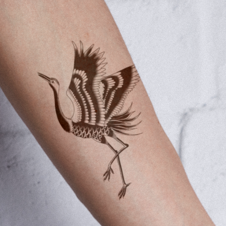 Fan Dance by Paradisehellbow is a temporary tattoo from inkbox - 1