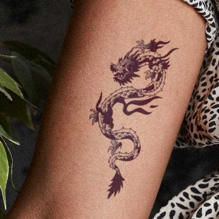Dragonaut by Felipe Sena is a temporary tattoo from inkbox - 1