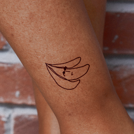 Banan by Mikie Jae is a temporary tattoo from inkbox - 1