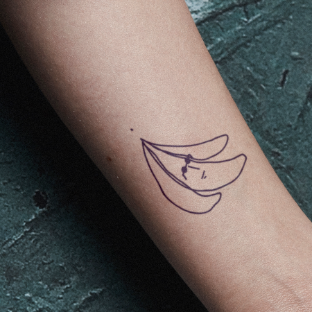 Banan by Mikie Jae is a temporary tattoo from inkbox - 0