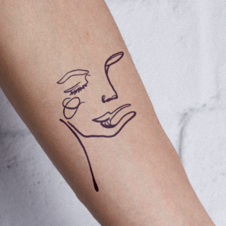 Sieste by Helen Mak is a temporary tattoo from inkbox - 0