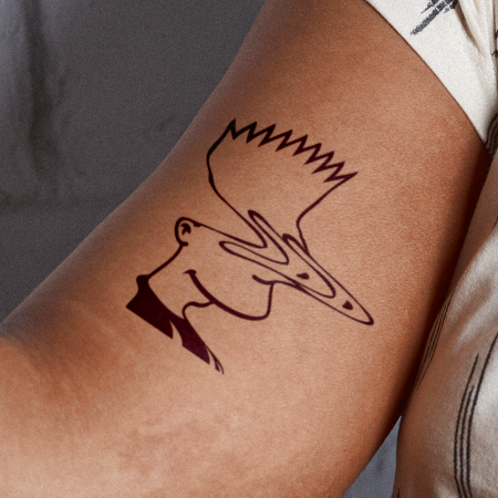 Bort by Felipe Sena is a temporary tattoo from inkbox - 1