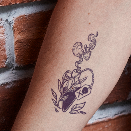 Hemlock by Kristine Vodon is a temporary tattoo from inkbox - 0