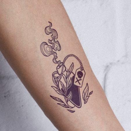 Hemlock by Kristine Vodon is a temporary tattoo from inkbox - 1
