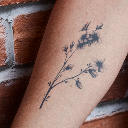 Boraliea by inkbox is a Flowers temporary tattoo from inkbox - main
