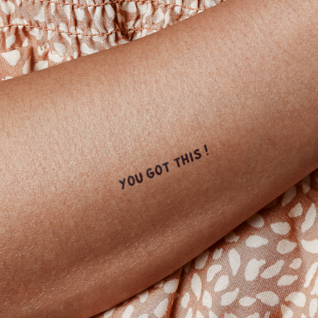 Got by Melina is a Quotes temporary tattoo from inkbox - compliment