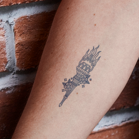 Torch by nickbaileydesigns is a Flowers temporary tattoo from inkbox - compliment
