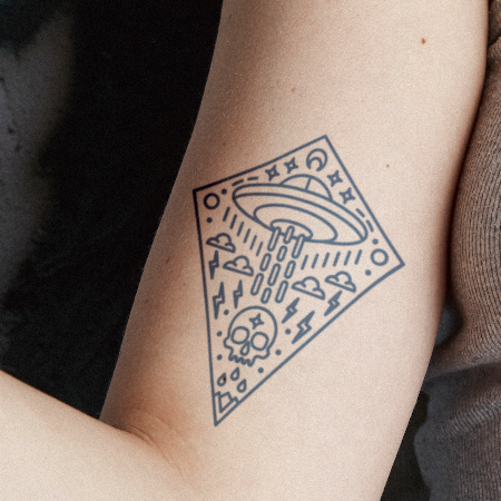 Spoosi by nickbaileydesigns is a Geometric temporary tattoo from inkbox - compliment