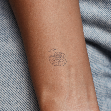 Kaunis by Xixi Wang is a Flowers temporary tattoo from inkbox - compliment