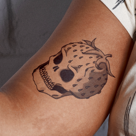 Skullberry by Heba Sidahmed is a Random temporary tattoo from inkbox - main