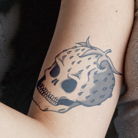 Skullberry by Heba Sidahmed is a Random temporary tattoo from inkbox - compliment