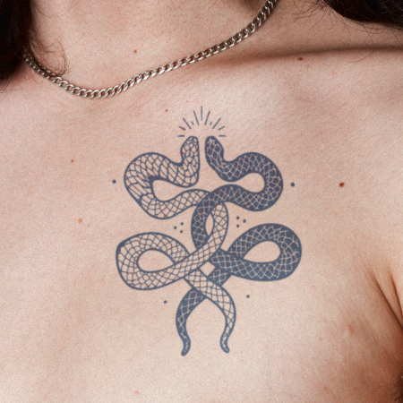 Slithers by Kristine Vodon is a Animals temporary tattoo from inkbox - main