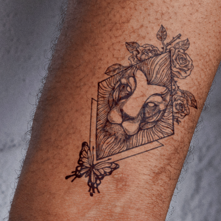 Mane by darealarts is a temporary tattoo from inkbox - 1