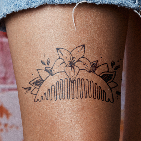 Pinta by Britney Olivares is a Flowers temporary tattoo from inkbox - main
