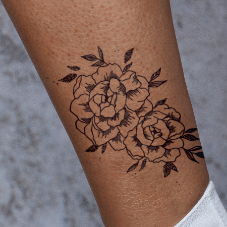 Floral Falloff by Britney Olivares is a Flowers temporary tattoo from inkbox - compliment