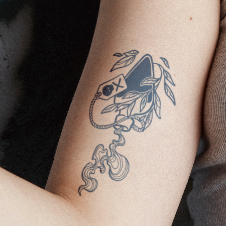 Hemlock by Kristine Vodon is a temporary tattoo from inkbox - main