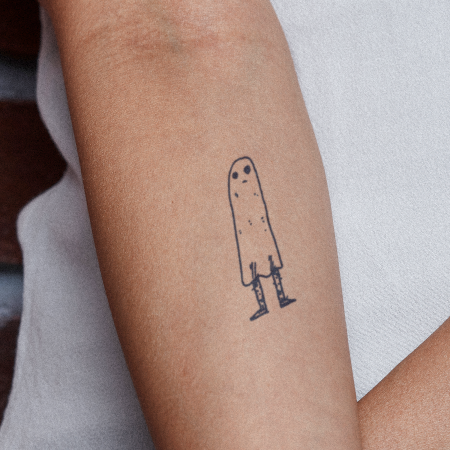 Ghosted by sketchnate is a temporary tattoo from inkbox - 0
