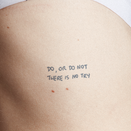 Yoda by sketchnate is a Quotes temporary tattoo from inkbox - compliment