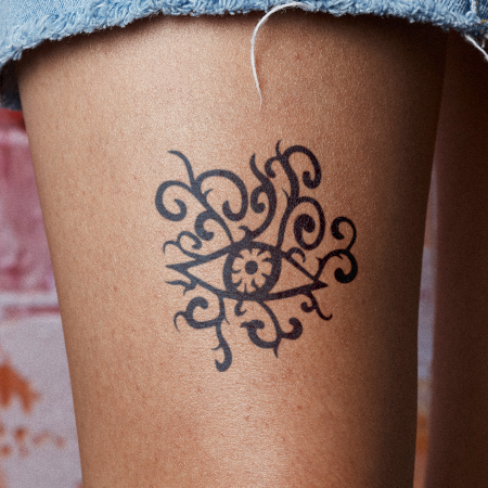 Sharp Look by Brandon Giambattista is a Geometric temporary tattoo from inkbox - compliment