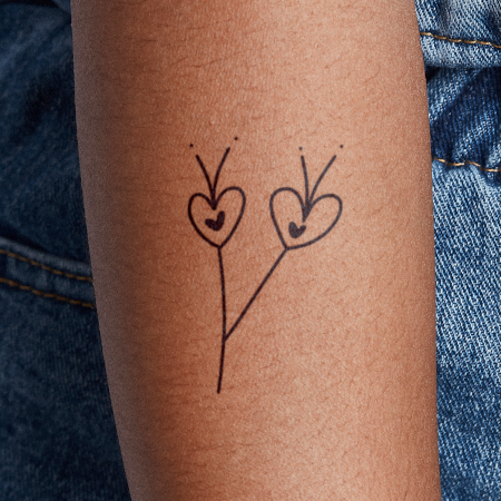 Sprouted Love by apheria is a Hearts temporary tattoo from inkbox - main