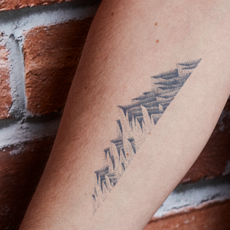Mountain Range by Carsten Daub is a temporary tattoo from inkbox - main