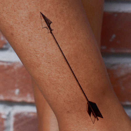 Straight Shooter by inkbox is a Arrows temporary tattoo from inkbox - main