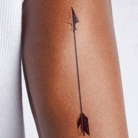 Straight Shooter by inkbox is a Arrows temporary tattoo from inkbox - compliment