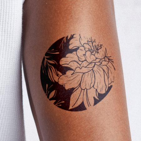 Night Bloom by Karen Santora is a Flowers temporary tattoo from inkbox - main