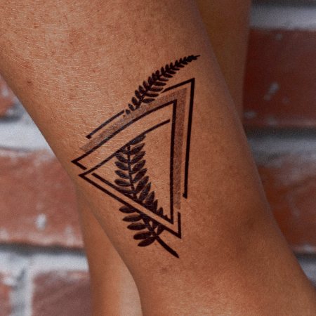 Weave Leave by Riley McKenzie is a Geometric temporary tattoo from inkbox - compliment