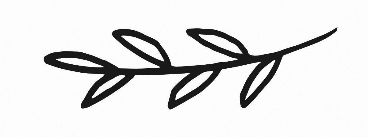 Modest Leaf by Felipe Sena is a Minimal temporary tattoo from inkbox - stencil