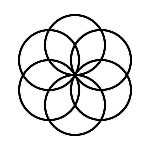 Spirograph 2 by Felipe Sena is a Geometric temporary tattoo from inkbox - stencil