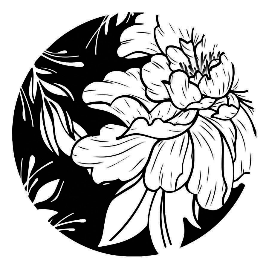 Night Bloom by Karen Santora is a Flowers temporary tattoo from inkbox - stencil