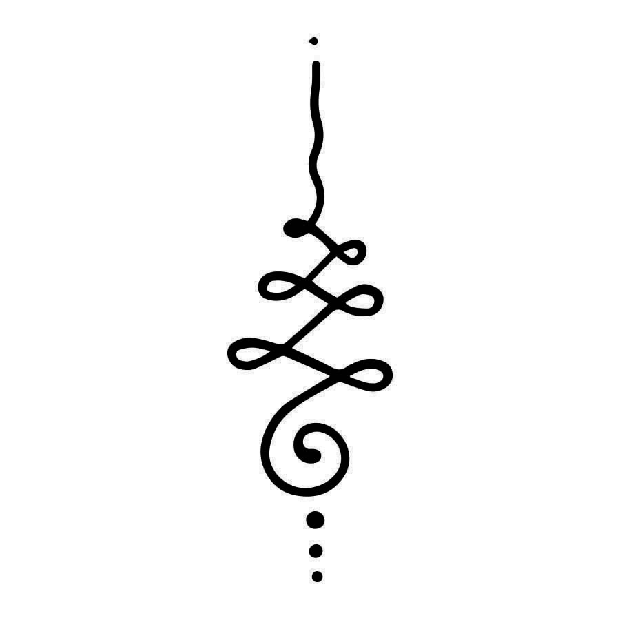 Spire by Kristine Vodon is a Geometric temporary tattoo from inkbox - stencil