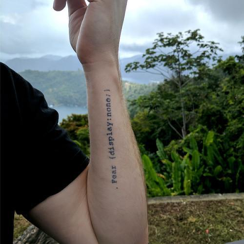 404 by inkbox is a Science temporary tattoo from inkbox - 2
