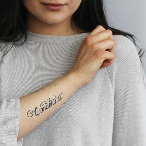 Adventum by Jared Jacob is a Arrows temporary tattoo from inkbox - 2