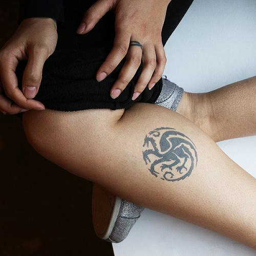 Aegon by inkbox is a Gaming & Fandom temporary tattoo from inkbox - 0